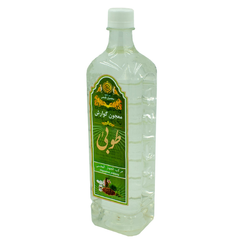 عرق گیاهی گوارش 1 لیتری گلاب طوبی - بسته 9 عددی - تصویر 2