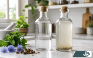 مقایسه عرق گیاهی شفاف با عرق کدر و رسوب‌دار