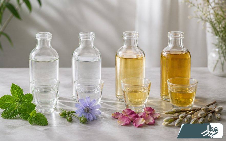 مقایسه بو و طعم چند عرق گیاهی شفاف